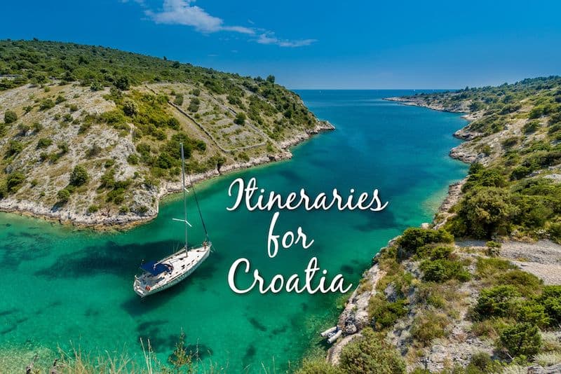 Itineraries for Croatia