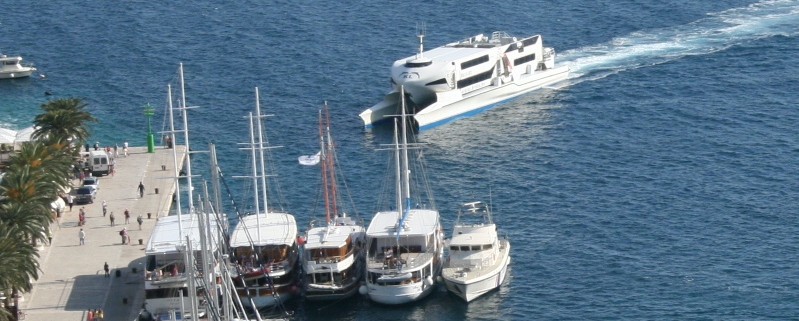 split to hvar catamaran
