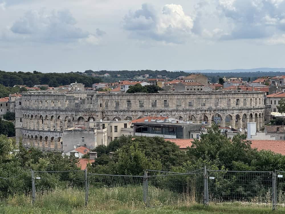 View. from Pula Kastel