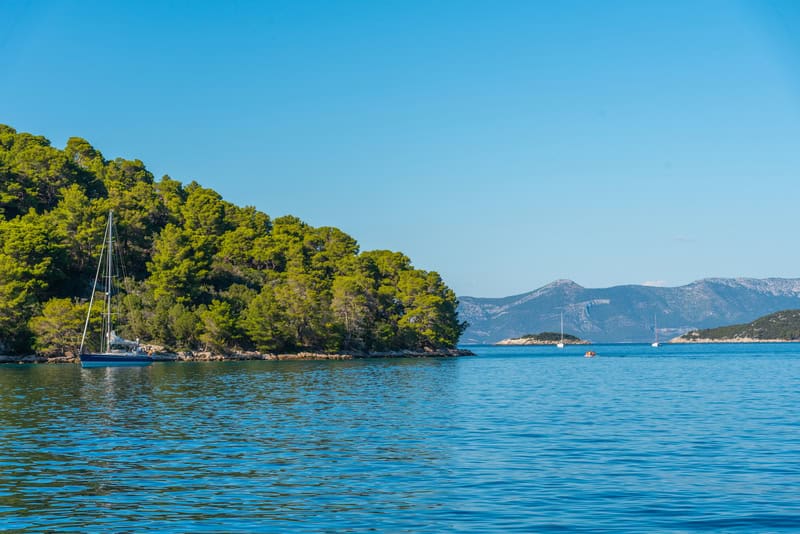 The Croatian islands - the easiest itinerary for you - Pomena on the island of Mljet