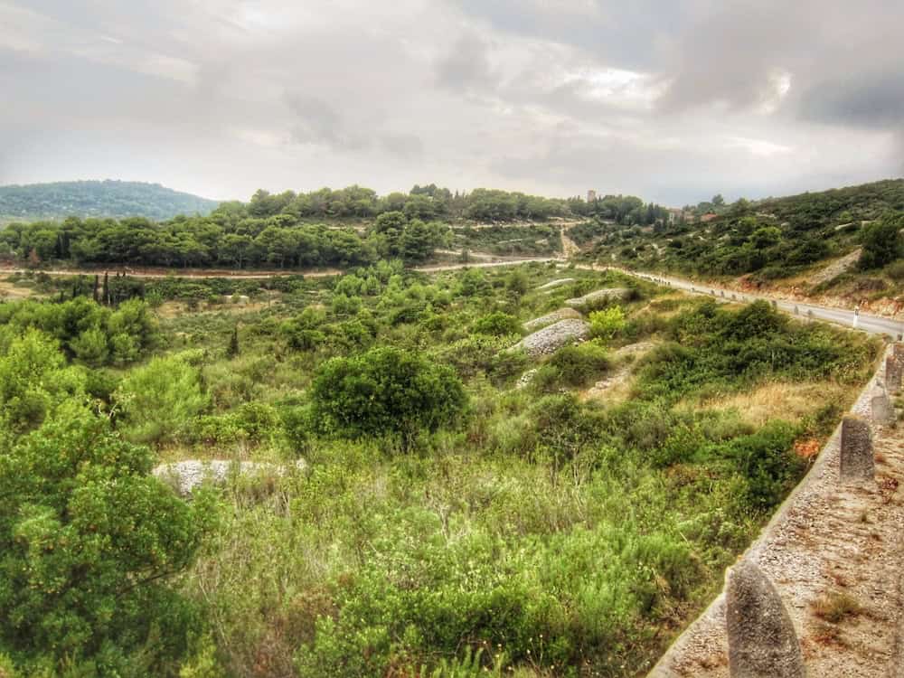 Exploring the island of Vis by bike